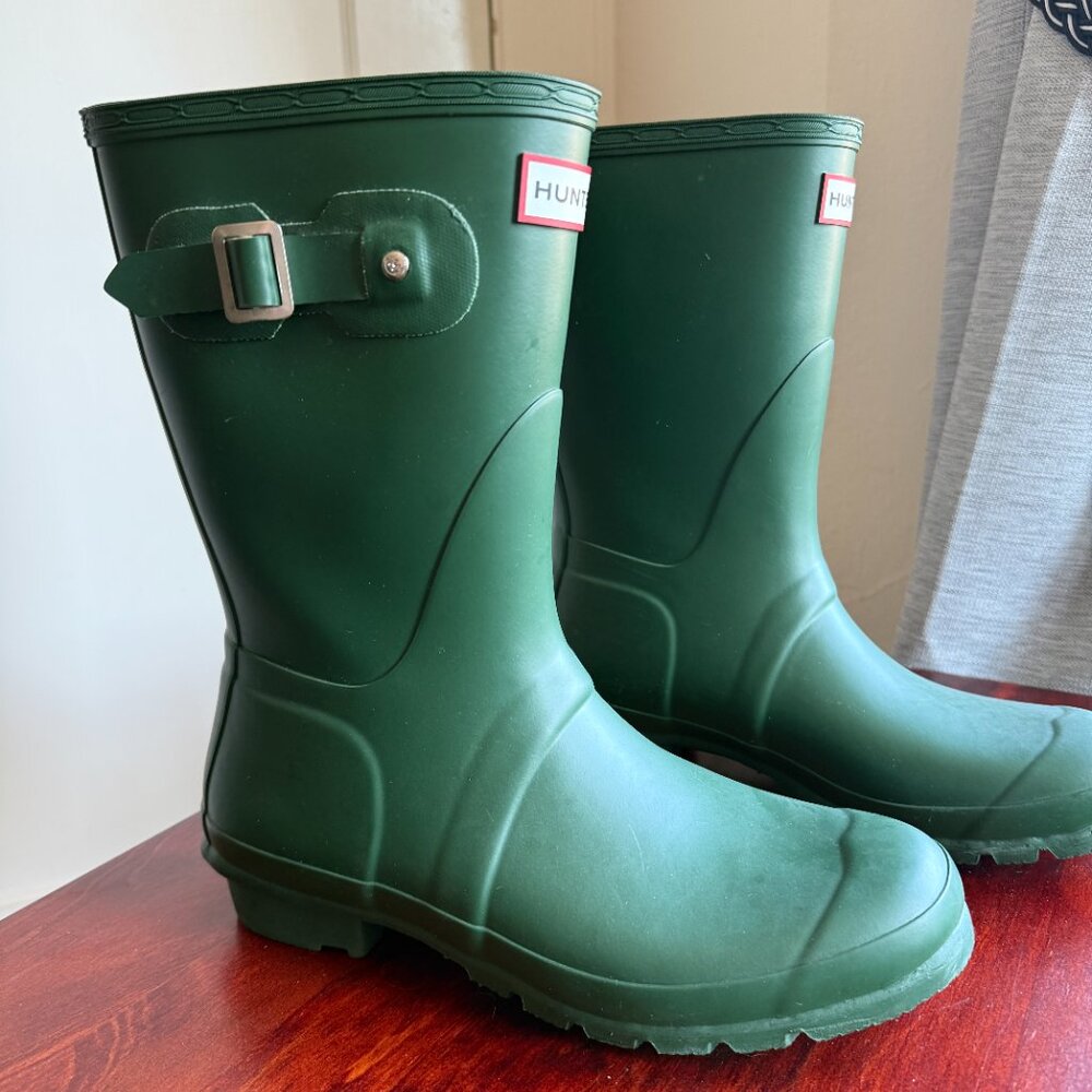 Hunter Rain Boots Green